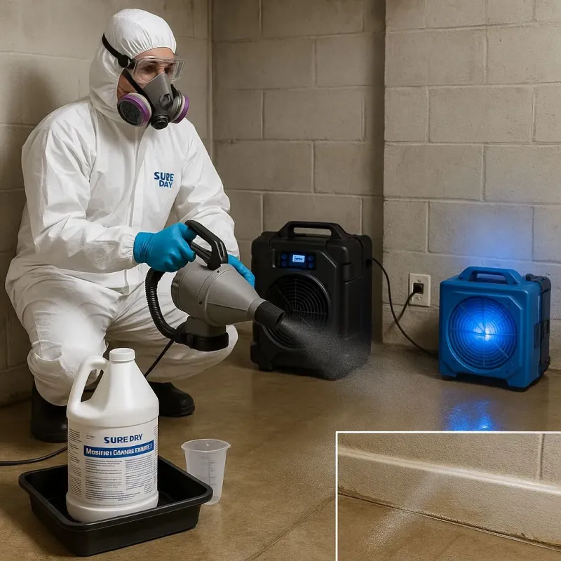 Sanitization and Odor Removal process in Diamond Bar, CA